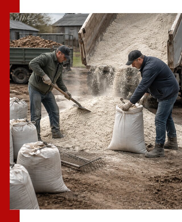 Доставка извести пушонки в Сыктывкаре оптом и мелким оптом