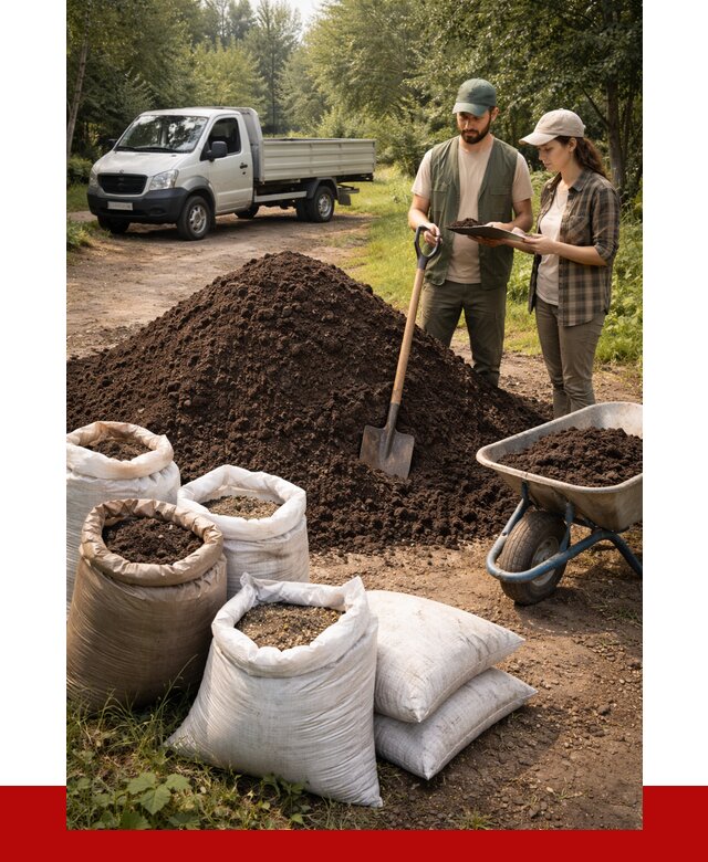 Купить грунт с доставкой в Сыктывкаре от 4640 р. за м3 | ПРОНЕРУДСкт