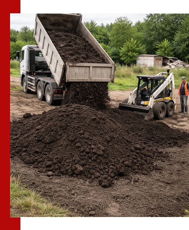 Поставка плодородной земли с доставкой самосвалом в Сыктывкаре
