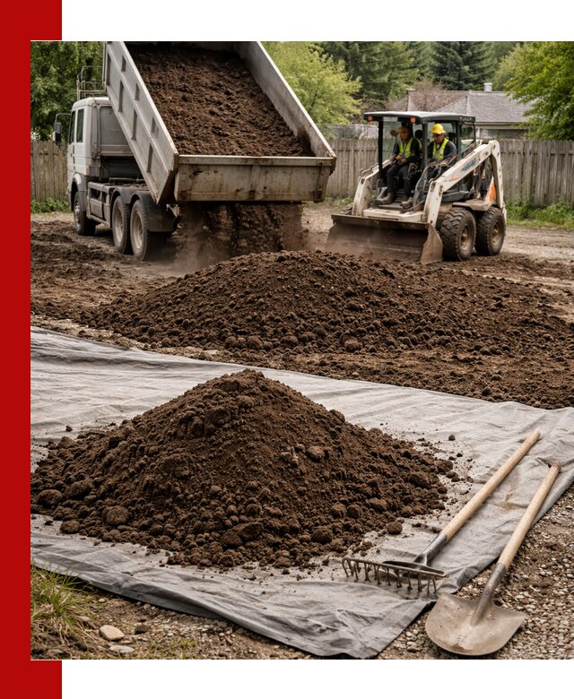 Грунт для отсыпки участка с доставкой в Сыктывкаре