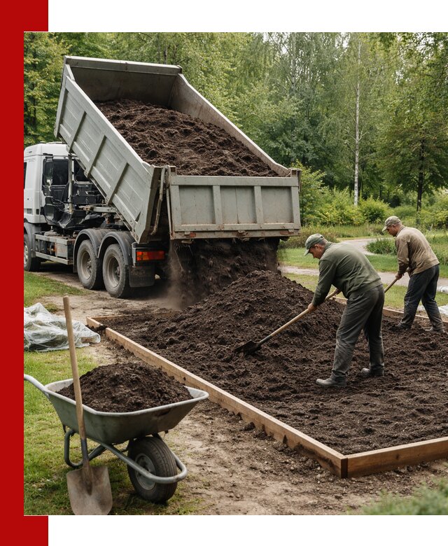 Доставка грунта для озеленения и благоустройства в Сыктывкаре