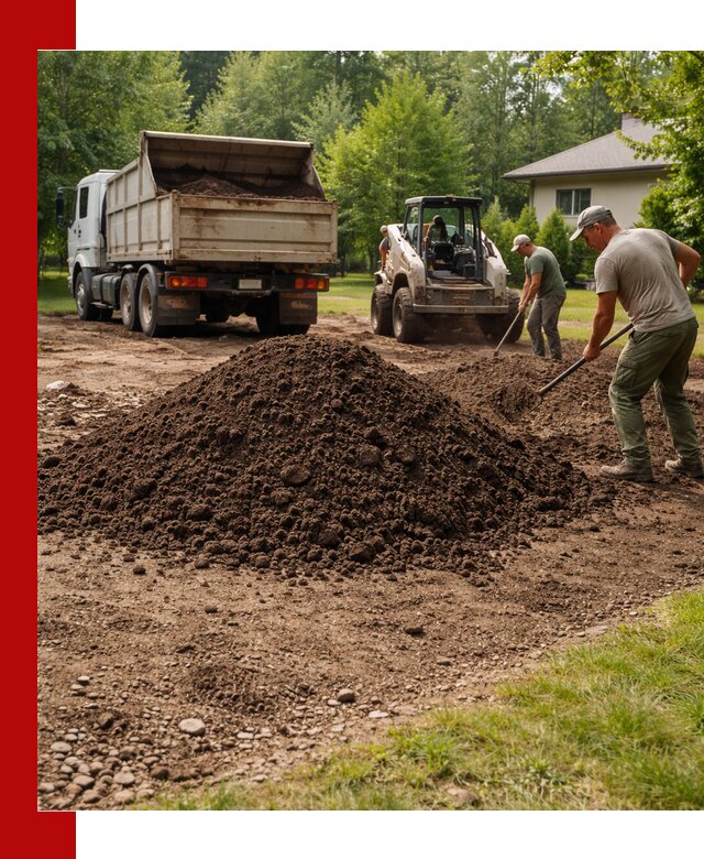 Доставка и укладка грунта для газона в Сыктывкаре