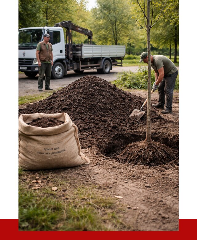 Грунт для посадки деревьев в Сыктывкаре от 1237 р. | ПРОНЕРУДСкт