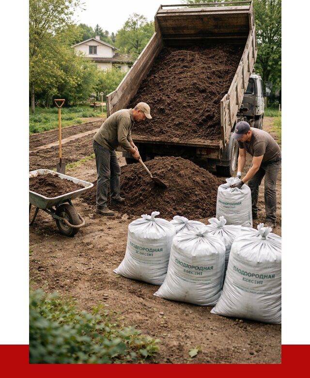 Плодородная смесь в Сыктывкаре от 4331 р./куб с доставкой | ПРОНЕРУДСкт