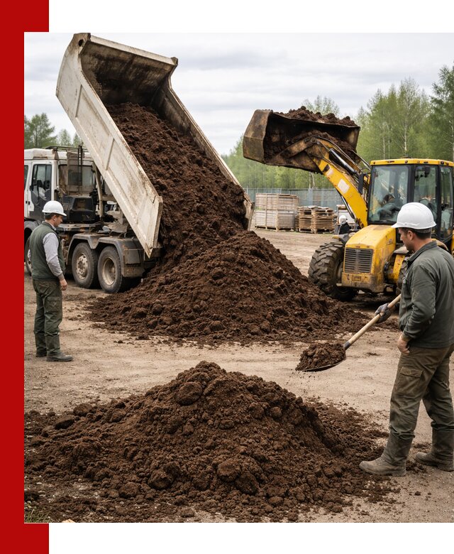 Доставка торфа оптом и в мешках в Сыктывкаре