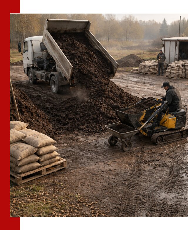 Кислый торф в доставке по выгодным ценам в Сыктывкаре