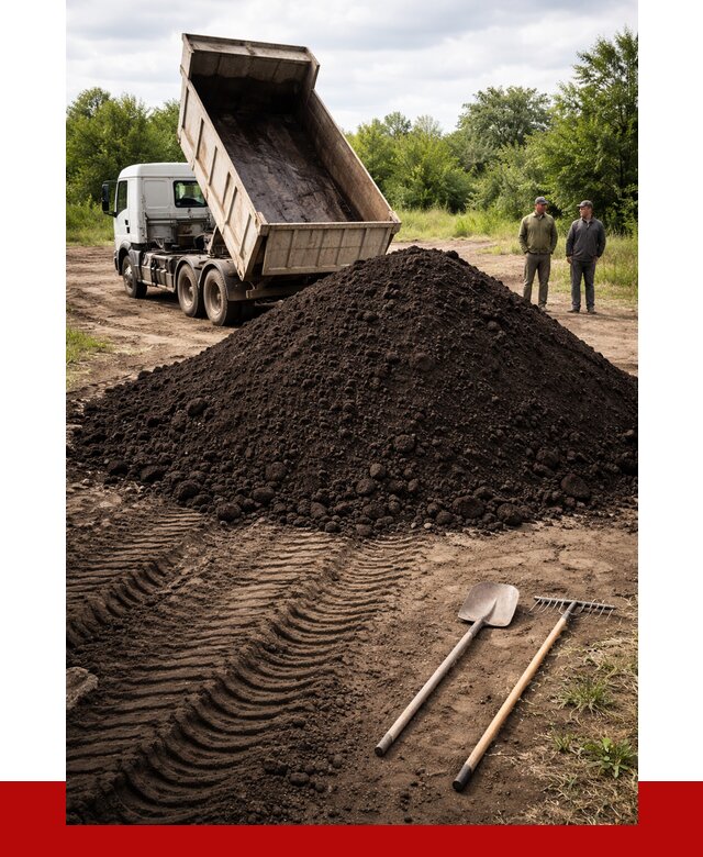 Купить чернозем навалом в Сыктывкаре от 1237 р. за куб | ПРОНЕРУДСкт