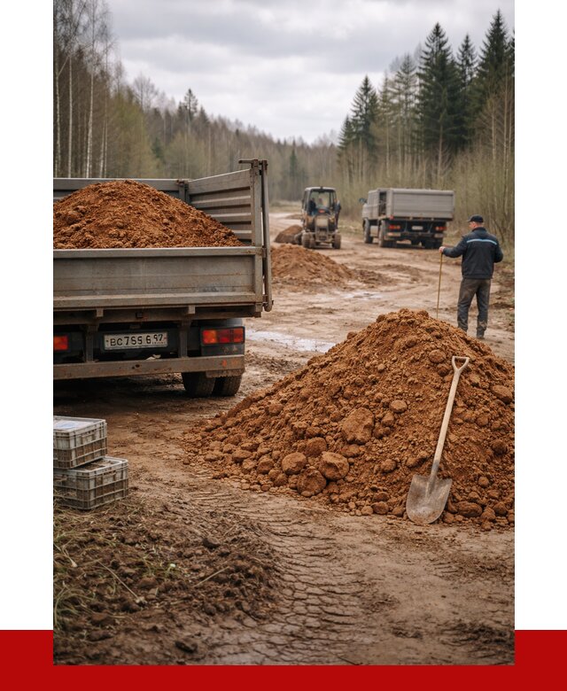 Глина и суглинки в Сыктывкаре от 4640 р. за куб | ПРОНЕРУДСкт