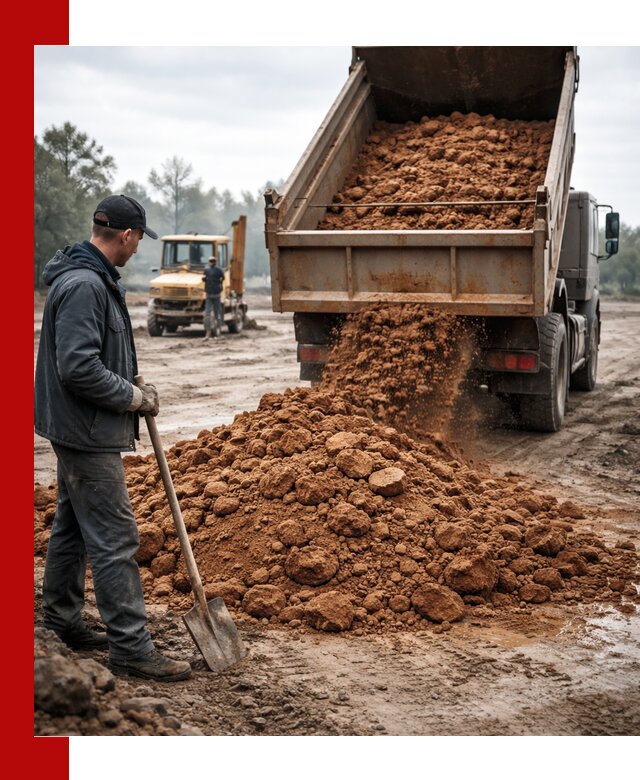 Глина для засыпки в Сыктывкаре с доставкой самосвалами
