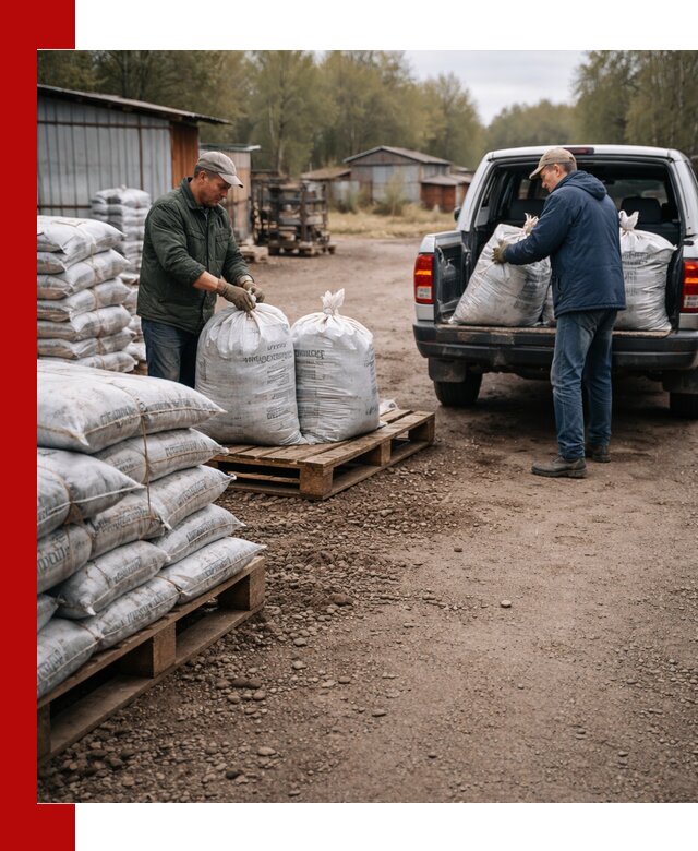 Купить конский навоз в мешках с доставкой в Сыктывкаре