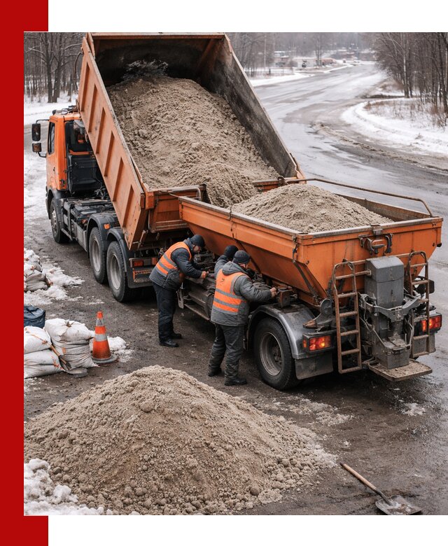 Поставка и вывоз пескосоля в Сыктывкаре оптом и в розницу
