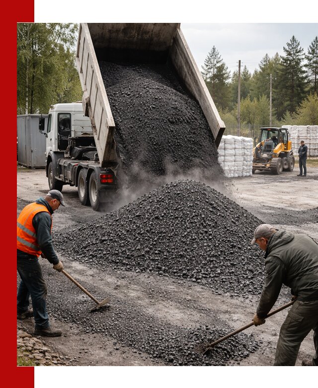 Доставка и продажа асфальтного гранулята в Сыктывкаре