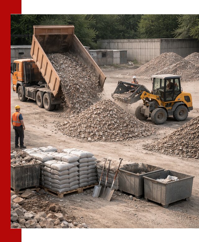 Вторичные материалы для отсыпки в Сыктывкаре — поставка и доставка