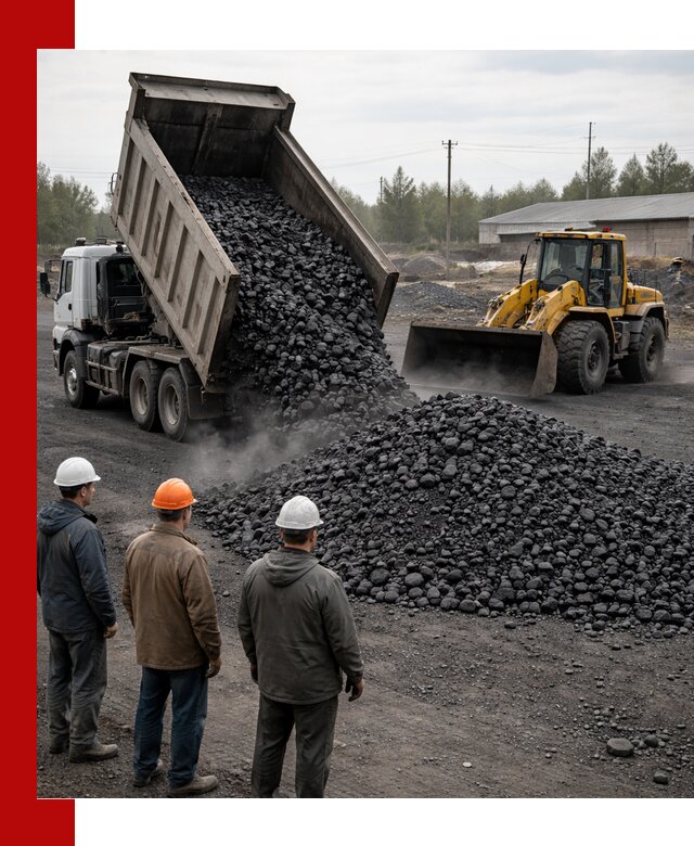 Доставка угля антрацита в Сыктывкаре с самосвалами и погрузкой