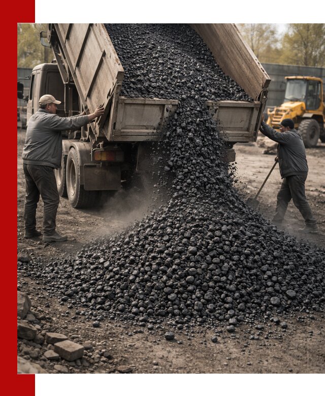 Доставка угля семечка самосвалами в Сыктывкаре