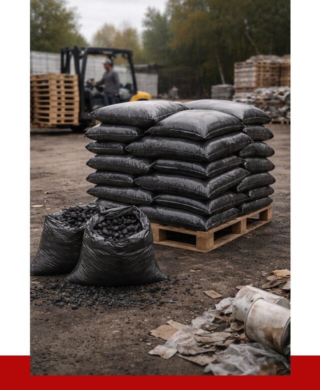 Купить уголь в мешках с доставкой в Сыктывкаре от 7733 р. | ПРОНЕРУДСкт