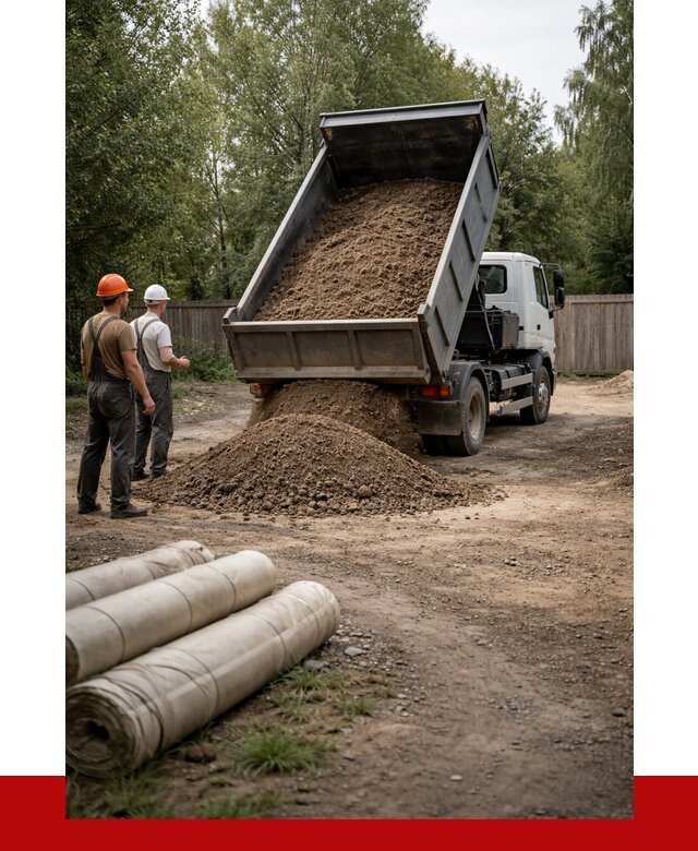 Доставка сыпучих материалов самосвалом в [cvi] от 4331 р. | ПРОНЕРУДСкт