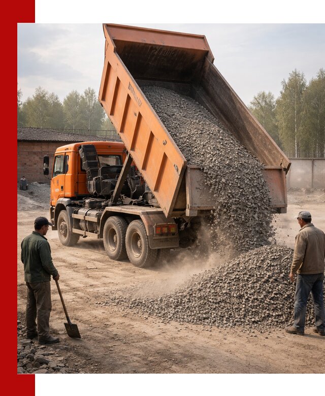 Доставка самосвалом 20 м3 в Сыктывкаре быстро и надежно