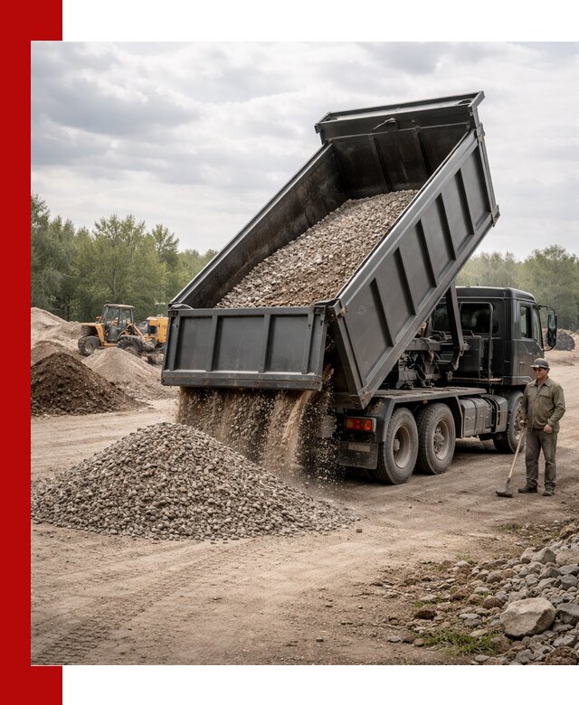 Доставка самосвалом 30 м3 по выгодным ценам в Сыктывкаре