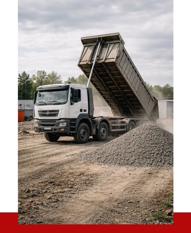 Доставка самосвалом 40 кубов в Сыктывкаре от 9280 р. | ПРОНЕРУДСкт