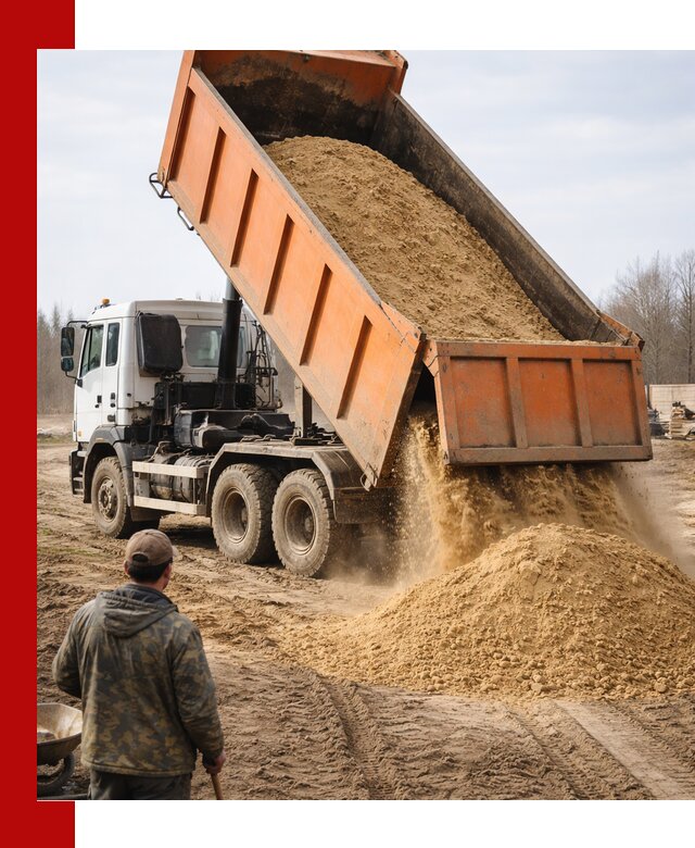 Аренда самосвала 20 тонн для перевозки грузов в Сыктывкаре