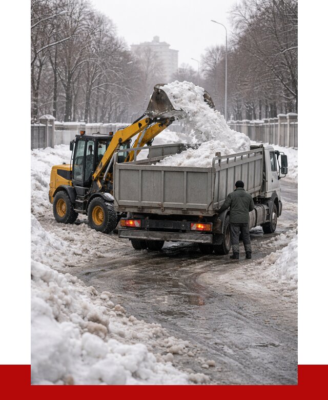 Вывоз снега с погрузкой в Сыктывкаре от 3609 р. ПРОНЕРУДСкт