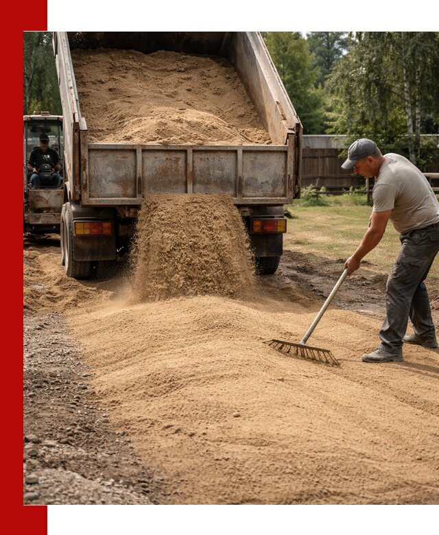 Отсыпка участка песком в Сыктывкаре быстро и качественно
