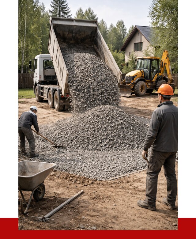 Отсыпка участка щебнем в Сыктывкаре от 6702 р. ПРОНЕРУДСкт