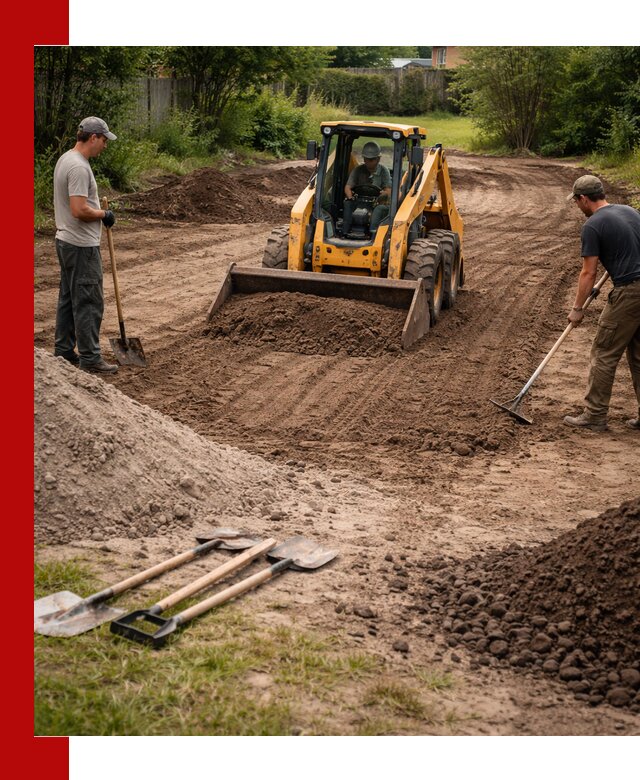 Планировка участка грунтом с вывозом и доставкой в Сыктывкаре