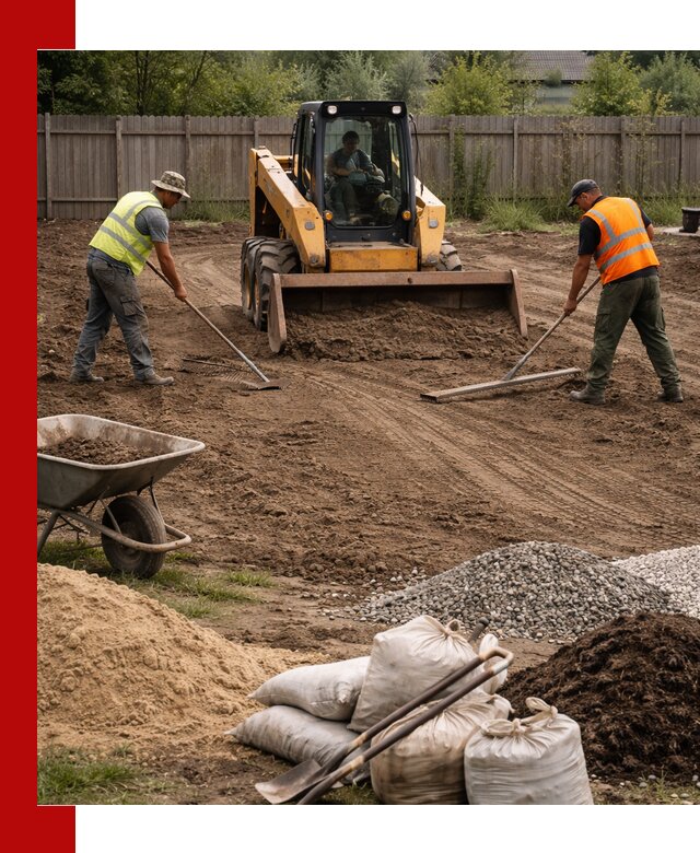 Выравнивание участка под строительство и благоустройство в Сыктывкаре